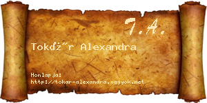 Tokár Alexandra névjegykártya