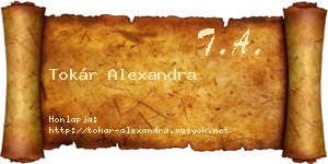 Tokár Alexandra névjegykártya