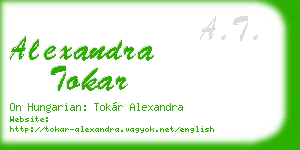 alexandra tokar business card